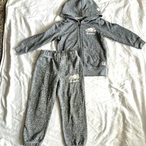 Roots Kids Organic Salt & Pepper Hoodie and Sweatpants
